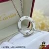 692fd2ef99f2d84055c8a2d6 High-End CNC Version Cartier Classic LOVE Smooth Double Round Pendant Necklace 💎 Real Photos, German Imported S925 Sterling Silver, Full Diamond-Paved, Original Design Replication, Luxury High-Quality Custom Jewelry