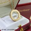 692fd2f399f2d84055c8a2dd High-End CNC Version Cartier Classic LOVE Smooth Double Round Pendant Necklace 💎 Real Photos, German Imported S925 Sterling Silver, Full Diamond-Paved, Original Design Replication, Luxury High-Quality Custom Jewelry