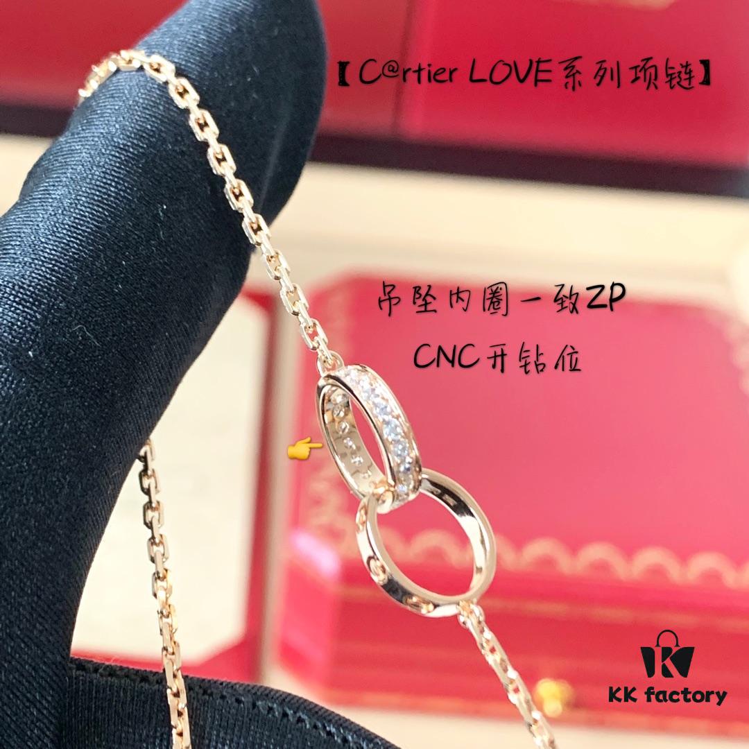 692fd30899f2d84055c8a2f8 C@rtier Love Series Necklace – Perfect Two-Tone Design
