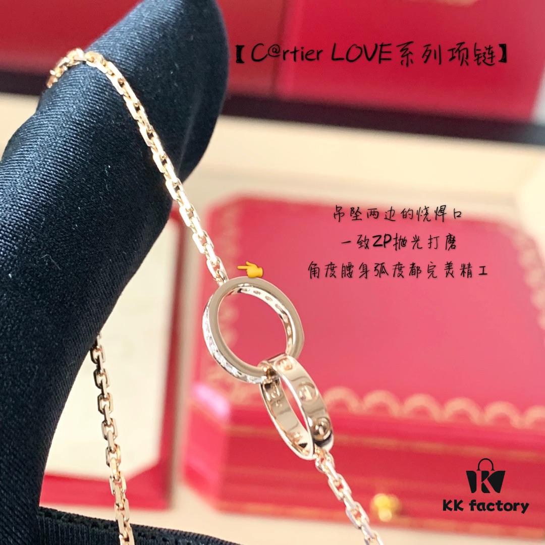 692fd30899f2d84055c8a2f9 C@rtier Love Series Necklace – Perfect Two-Tone Design