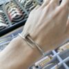 Cartier V Gold Version Nail Bracelet with Diamond-Encrusted Ends