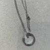 Cartier Platinum Nail Necklace