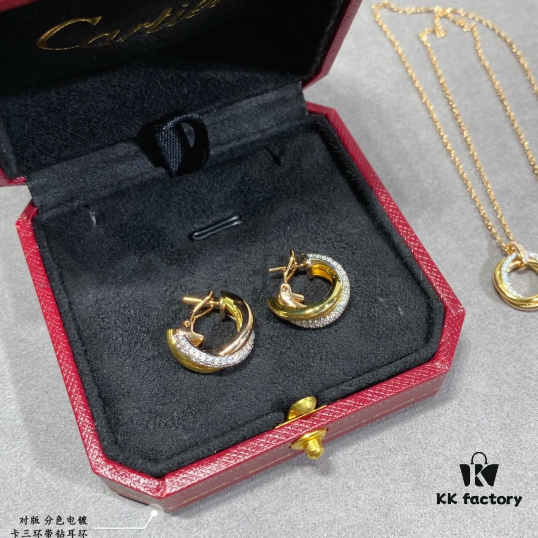 Cartier Trinity Diamond Earrings, Another Classic Perfectly Embodies Symmetrical Elegance