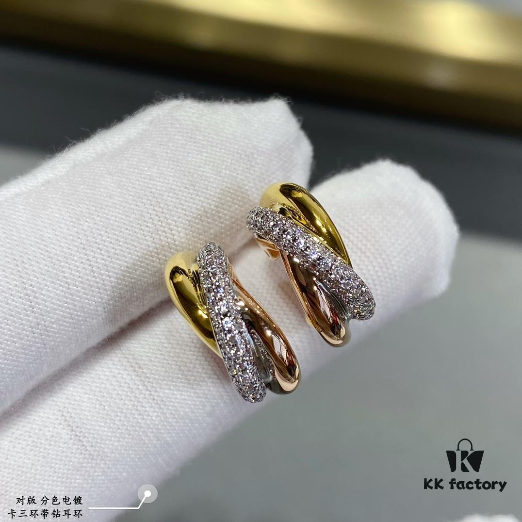 Cartier Trinity Diamond Earrings, Another Classic Perfectly Embodies Symmetrical Elegance