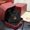 692fd37599f2d84055c8a3a2 Vibrant Red Agate Necklace – Real Photos Showcasing Natural Bright Red Semi-Transparent Gemstone with Pure Luster and Fine Polish