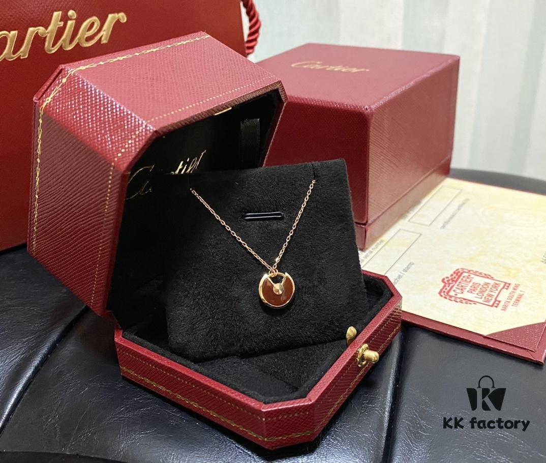 692fd37599f2d84055c8a3a2 Vibrant Red Agate Necklace – Real Photos Showcasing Natural Bright Red Semi-Transparent Gemstone with Pure Luster and Fine Polish