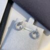 692fd3b399f2d84055c8a40e Cartier Love Collection Screw Bracelet Design Diamond Earrrings Mini Size