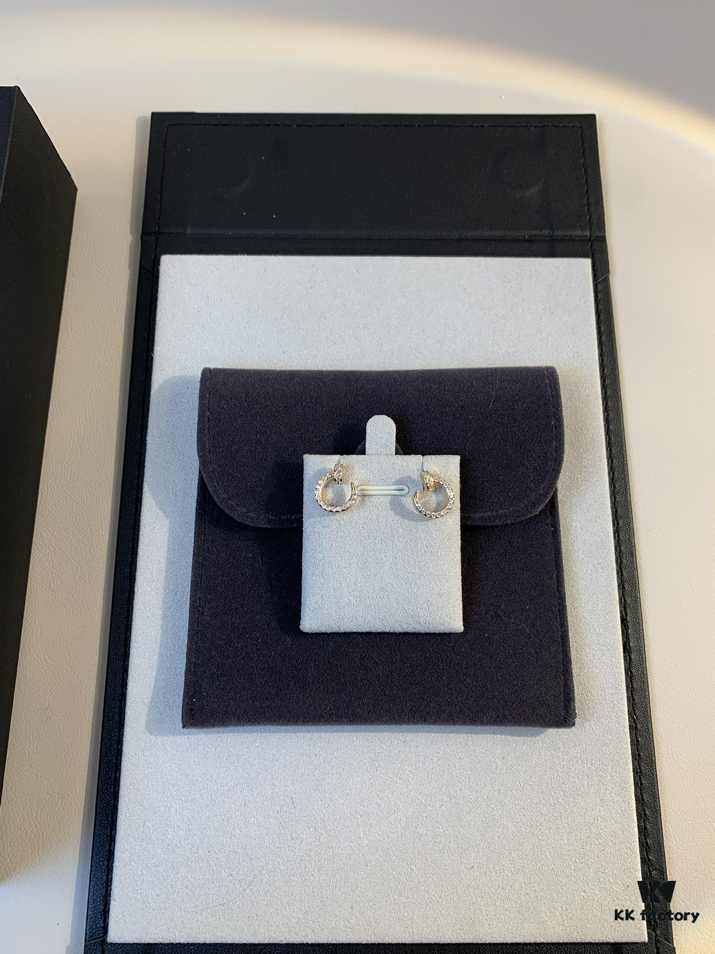 692fd3b899f2d84055c8a417 Cartier Love Collection Diamond-Paved Mini Stud Earrings