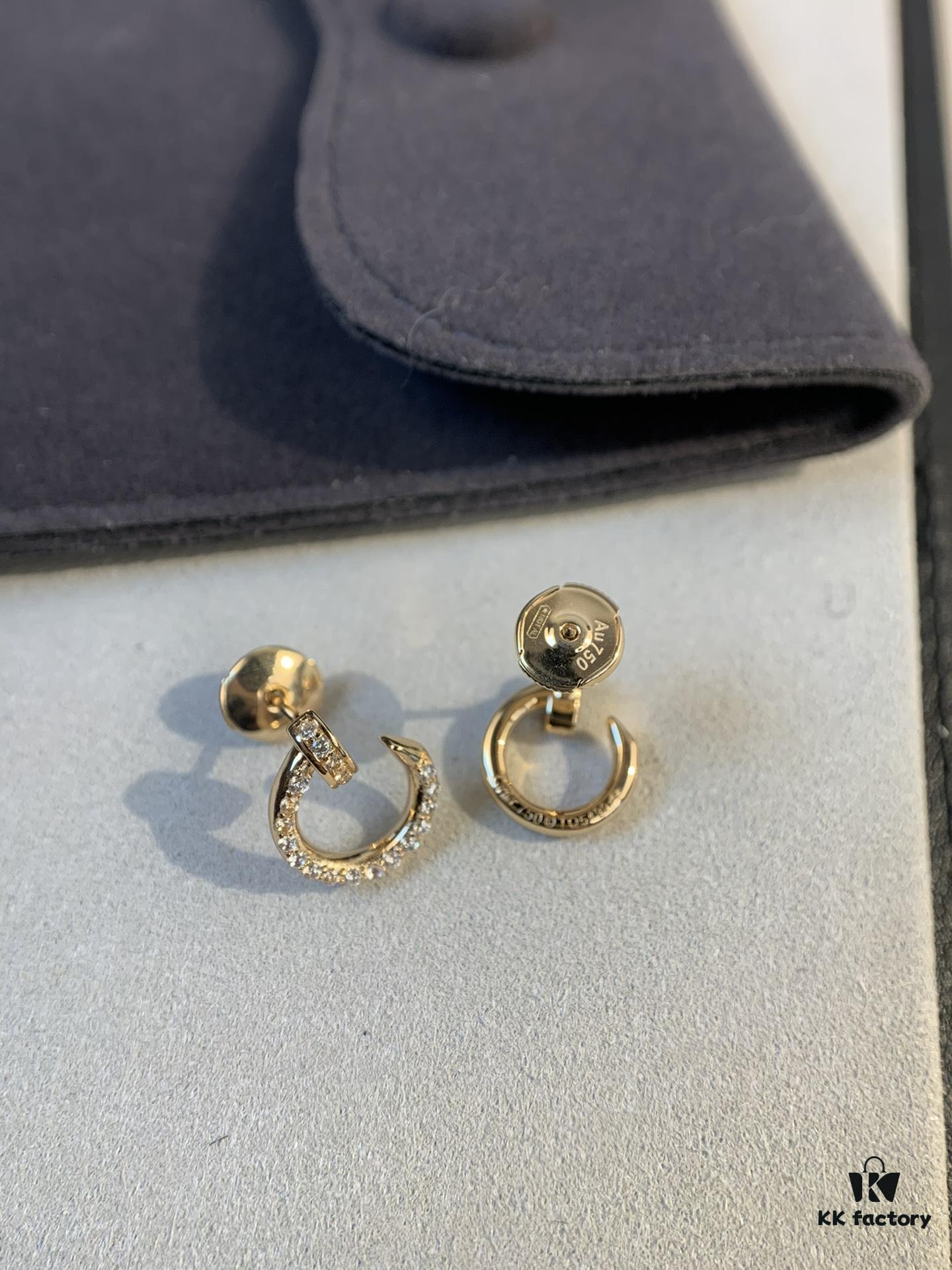 692fd3b999f2d84055c8a41b Cartier Love Collection Diamond-Paved Mini Stud Earrings