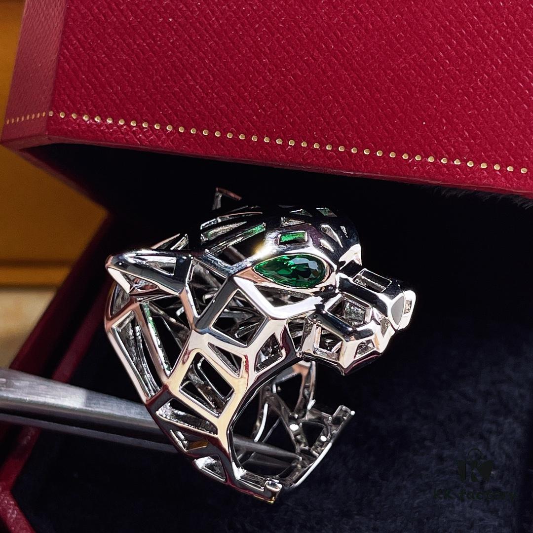 Cartier Panther Head Openwork Ring