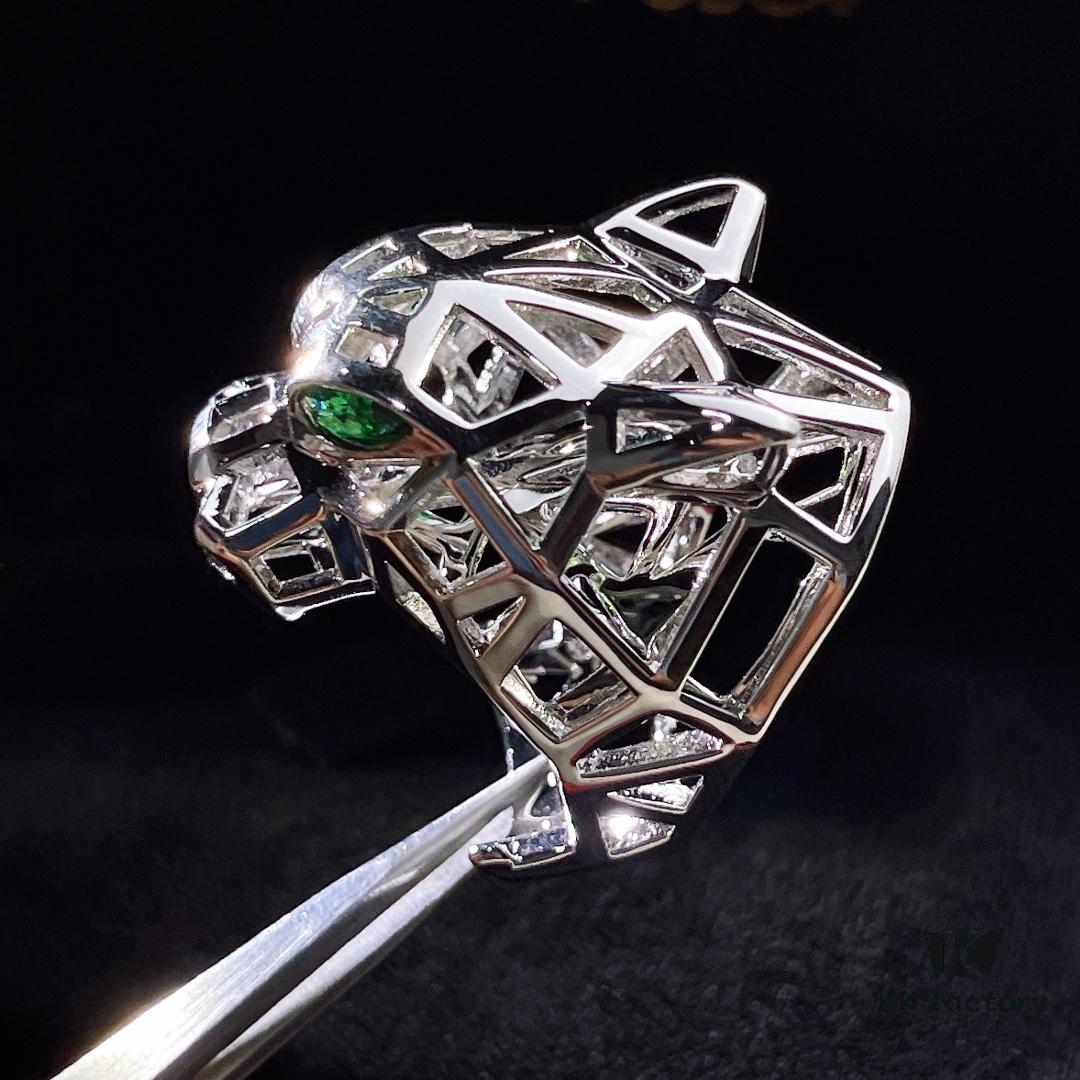 Cartier Panther Head Openwork Ring