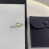 692fd3cb99f2d84055c8a43d Cartier 3mm Scaled Single Diamond Letter Ring