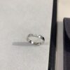 692fd3ce99f2d84055c8a440 Cartier 3mm Sculpted Single Diamond Letter Ring