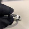 692fd3ce99f2d84055c8a441 Cartier 3mm Sculpted Single Diamond Letter Ring
