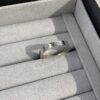 692fd3ec99f2d84055c8a45a Cartier 3mm Sculpted Single Diamond Letter Ring
