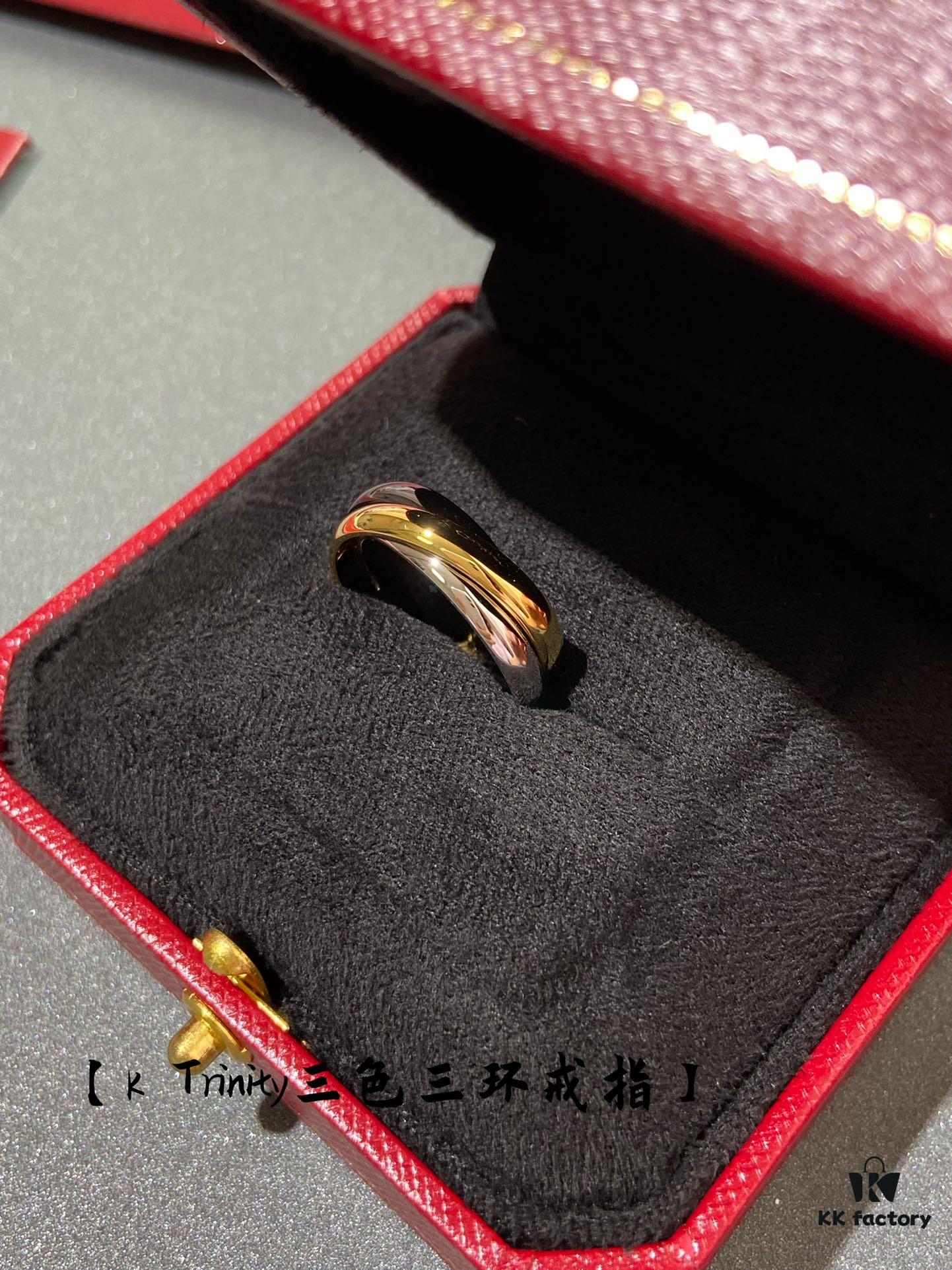 692fd3ff99f2d84055c8a477 Cartier Trinity Ring Set in Three Colors of Gold – A Timeless Classic