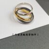 692fd40199f2d84055c8a479 Cartier Trinity Ring Set in Three Colors of Gold – A Timeless Classic