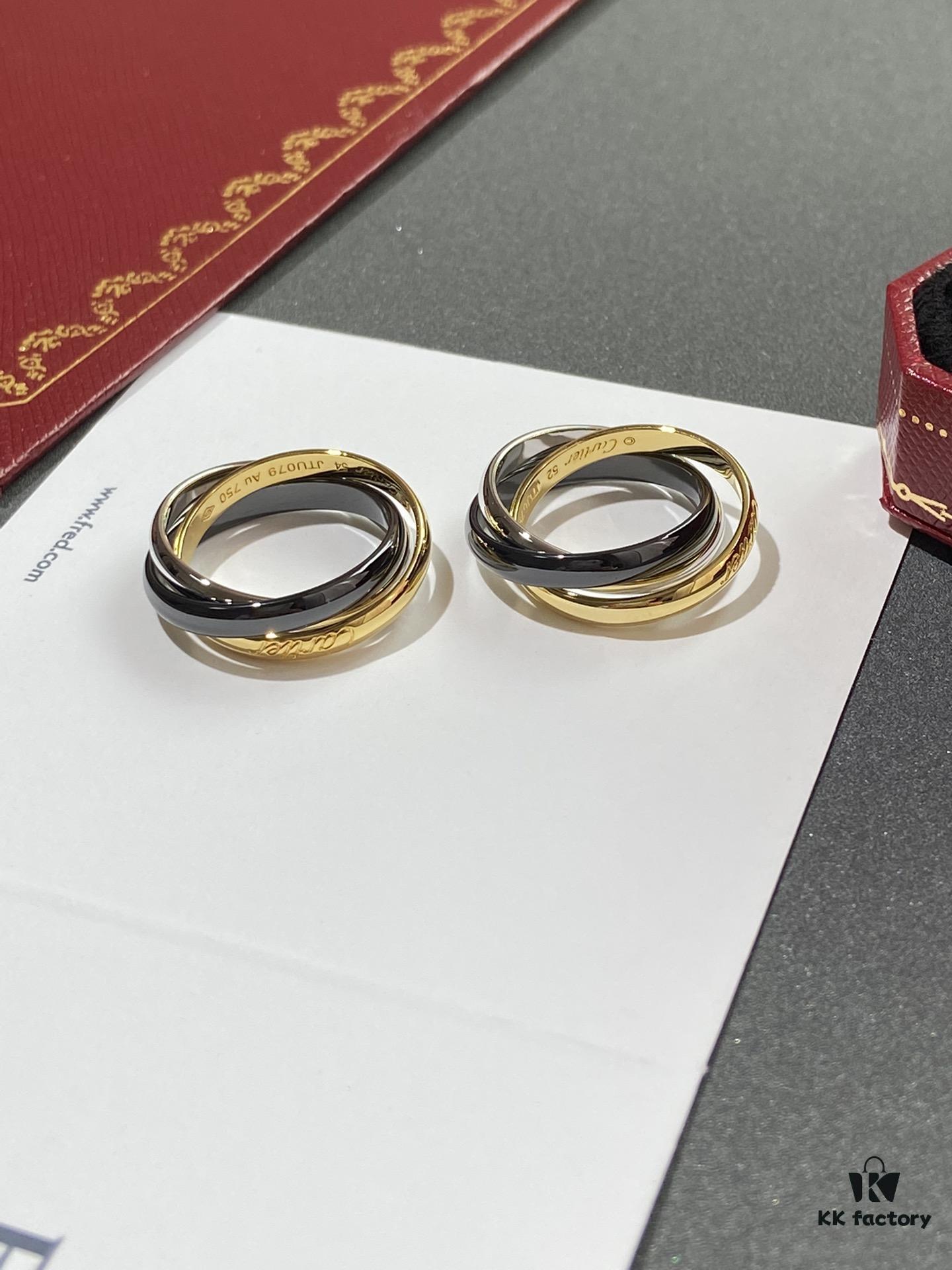 692fd40b99f2d84055c8a485 Cartier Trinity Ring Set in Three Colors of Gold – A Timeless Classic