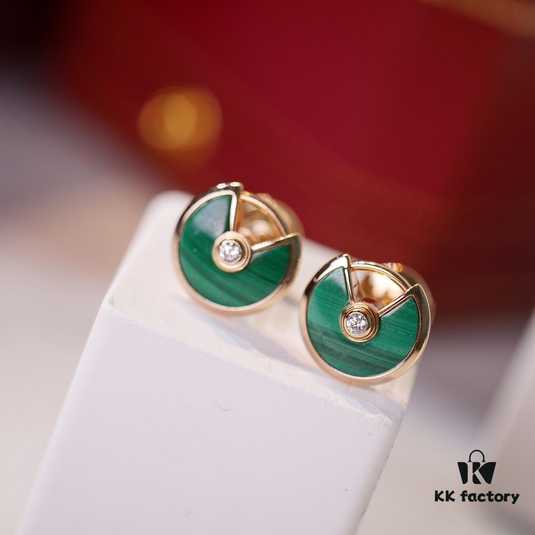 692fd41299f2d84055c8a48f Cartier Amulette de Cartier Classic Stud Earrings, A Captivating Jewelry Series Crafted with Rare Gemstones, Symbolizing Luck and Elegance