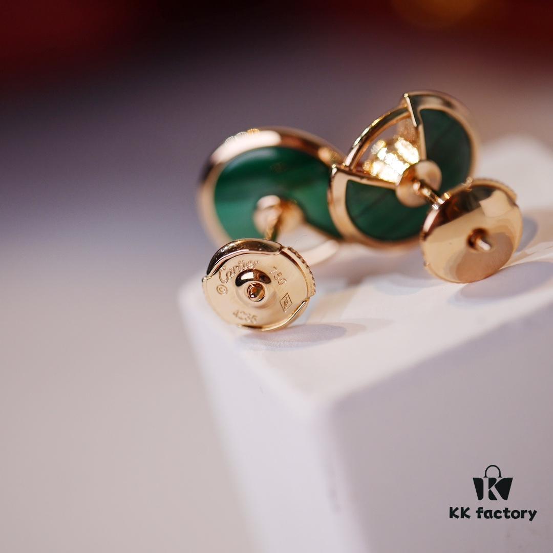 692fd41399f2d84055c8a491 Cartier Amulette de Cartier Classic Stud Earrings, A Captivating Jewelry Series Crafted with Rare Gemstones, Symbolizing Luck and Elegance