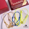 692fd42699f2d84055c8a4b1 Cartier Three-Ring Tricolor 18K Lucky Red Braided Adjustable Bracelet