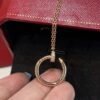 692fd43d99f2d84055c8a4d7 Cartier Juste un Clou Diamond-Paved Necklace Double-Sided Design with Full and Partial Baguette Zirconia Setting