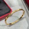 692fd44999f2d84055c8a4e5 CNC High-End Cartier Narrow Smooth LOVE Bracelet