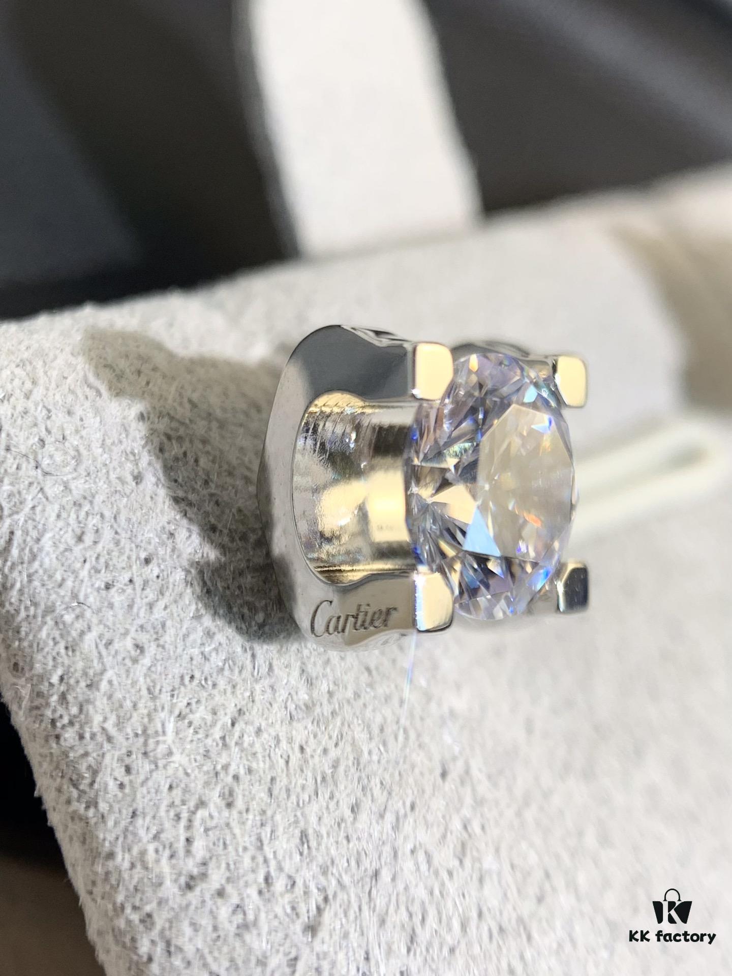 692fd45b99f2d84055c8a4f6 Cartier-style Bull Head Diamond Stud Earrings, Top-tier CNC Craftsmanship