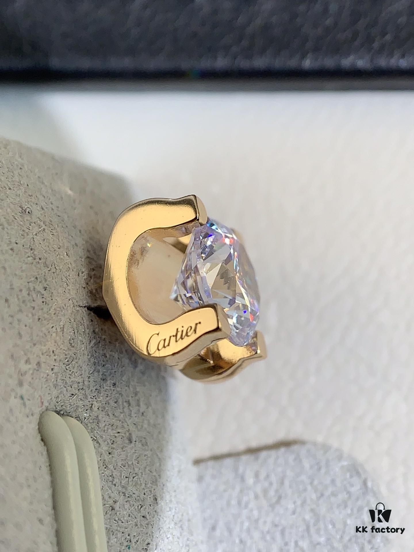692fd46699f2d84055c8a500 Cartier Panther Diamond Stud Earrings, Top-Tier CNC Craftsmanship