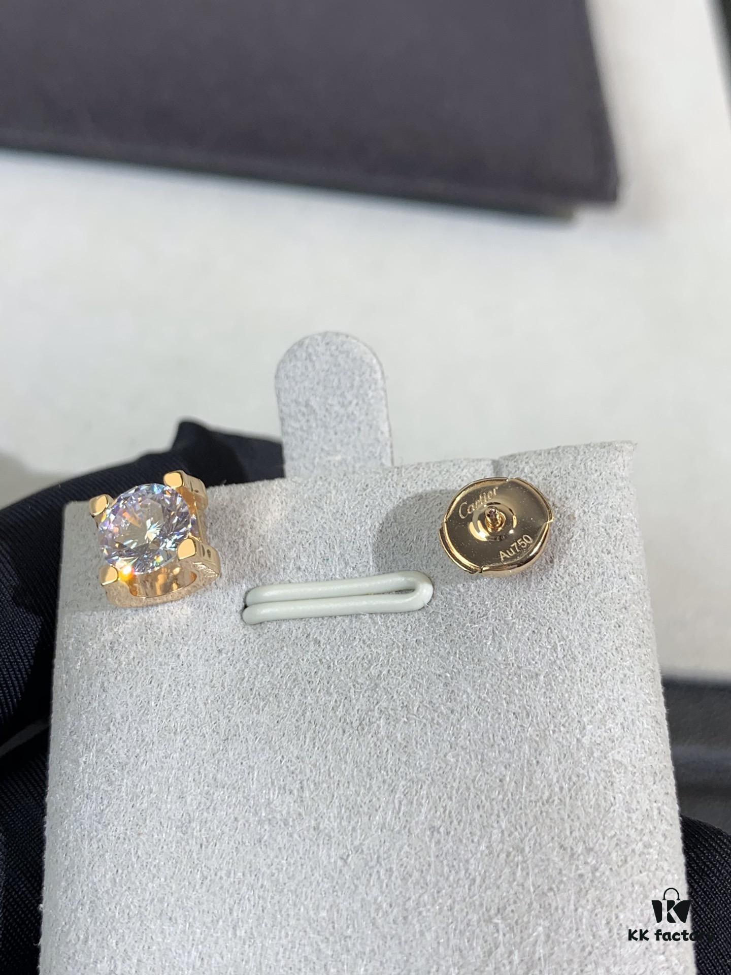 692fd46a99f2d84055c8a504 Cartier Panther Diamond Stud Earrings, Top-Tier CNC Craftsmanship