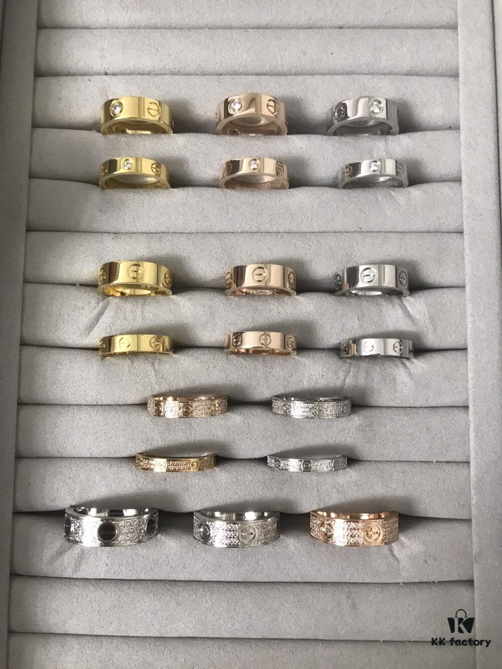 692fd46f99f2d84055c8a50a Collection of Love Rings