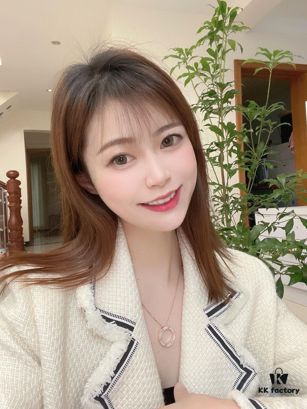 692fd48799f2d84055c8a529 Kajia Love Series Starry Sky Pendant Necklace, Rose Gold Color