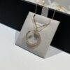 692fd48899f2d84055c8a52a Cartier Full Diamond Nail Necklace in Rose Gold Color