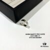 692fd49099f2d84055c8a537 Cartier Love Collection Wide Plain Band Ring in White Gold with CNC Craftsmanship
