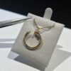 692fd49299f2d84055c8a53c Cartier Diamond Nail Necklace in Rose Gold Color