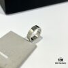 692fd49399f2d84055c8a53d Cartier Love Collection Wide Plain Band Ring in White Gold with CNC Craftsmanship