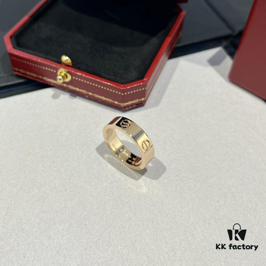 692fd49799f2d84055c8a546 KAJIA Love Series Wide Plain Ring in Rose Gold with CNC Craftsmanship