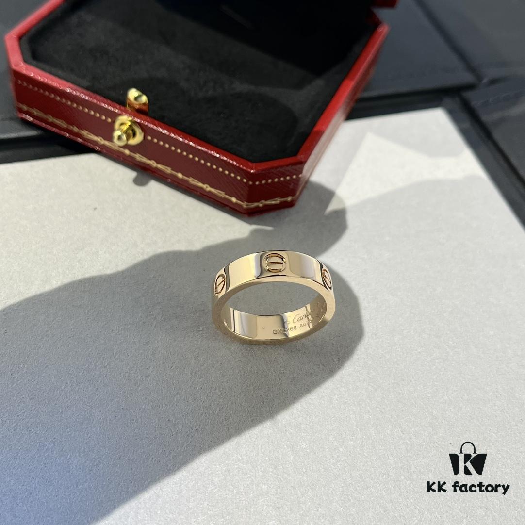 692fd49799f2d84055c8a548 KAJIA Love Series Wide Plain Ring in Rose Gold with CNC Craftsmanship