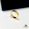 692fd49a99f2d84055c8a54d Cartier Love Series Wide Plain Band Ring in Yellow Gold with CNC Craftsmanship