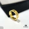 692fd49b99f2d84055c8a54f Cartier Love Series Wide Plain Band Ring in Yellow Gold with CNC Craftsmanship