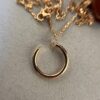 692fd4a099f2d84055c8a557 Cartier Diamond-Studded Nail Necklace in Rose Gold Color