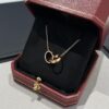 692fd4b099f2d84055c8a56f Cartier Classic Diamond-Free Double Ring Necklace, CNC Crafted