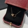 692fd4b399f2d84055c8a574 Cartier Classic Diamond-Free Double Ring Necklace, CNC Crafted
