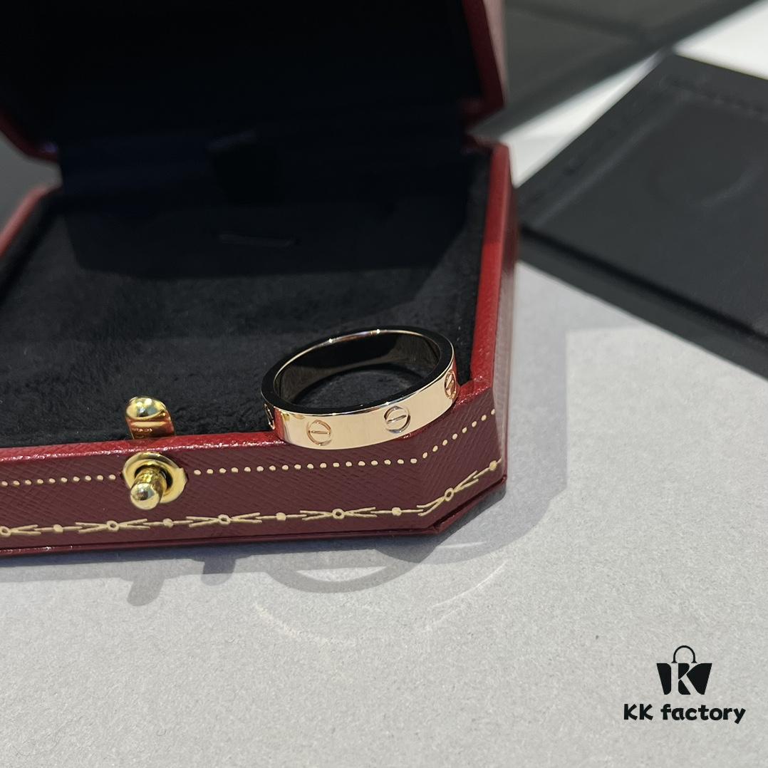 692fd4ba99f2d84055c8a581 Cartier Love Collection Narrow Diamond-Free Ring in Rose Gold with Top-Tier CNC Craftsmanship