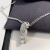 692fd4cf99f2d84055c8a5a8 Paved Diamond Panther Necklace (Paired with Double Chain, 45cm in Length)