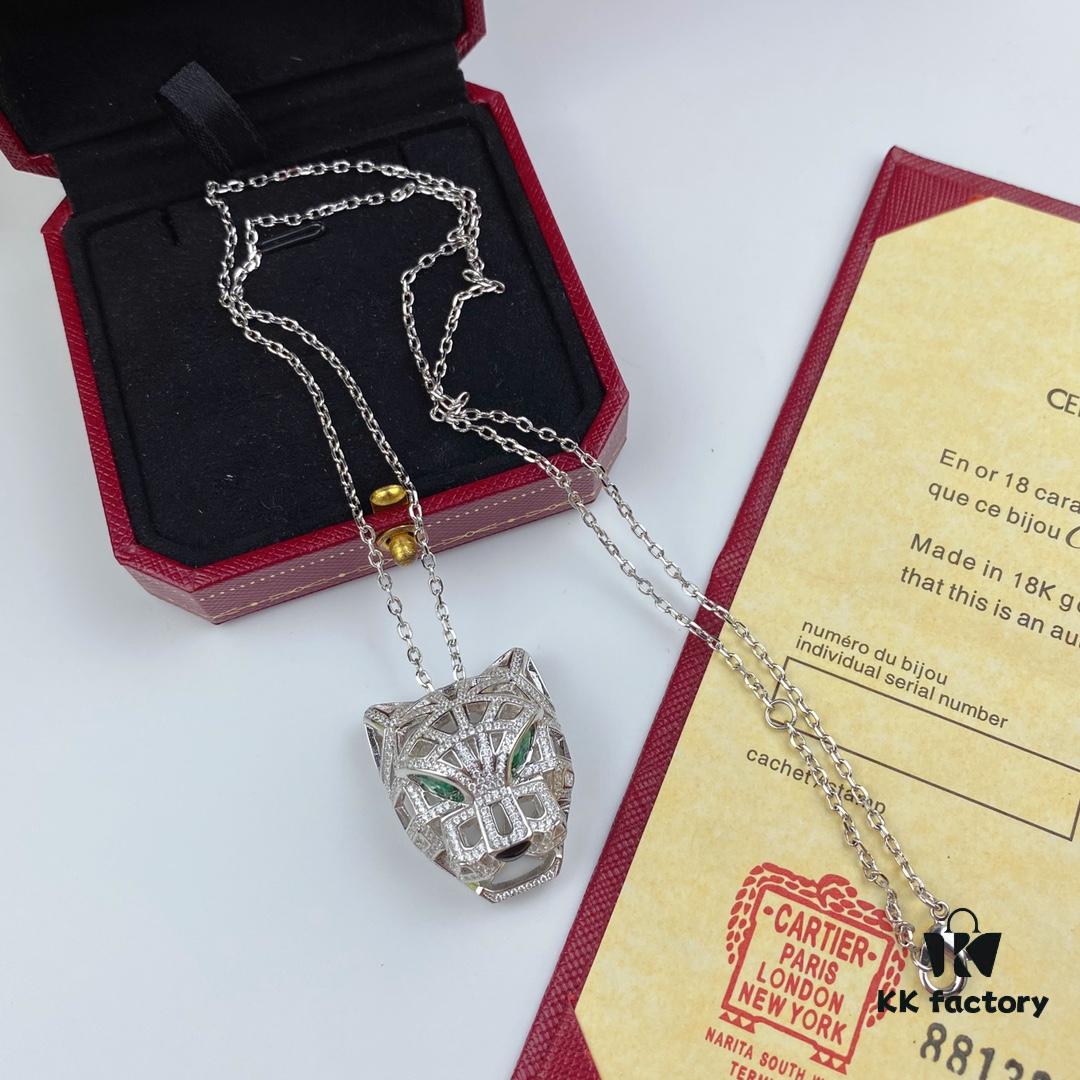 692fd4d699f2d84055c8a5b3 Awesome Leopard Pendant Necklace! Unisex 925 Sterling Silver Leopard Couple Pendant, Crafted with 18K Gold Plating