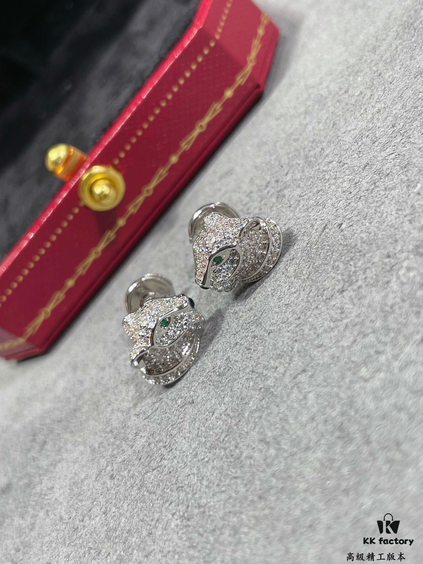 692fd4da99f2d84055c8a5bb CNC Cartier Panther Head Stud Earrings, Super Imposing Leopard Design, 18K Gold Plated with Exquisite Hand-Carved Craftsmanship by Master Artisans, Presenting a Perfect and Highly Desirable Product!