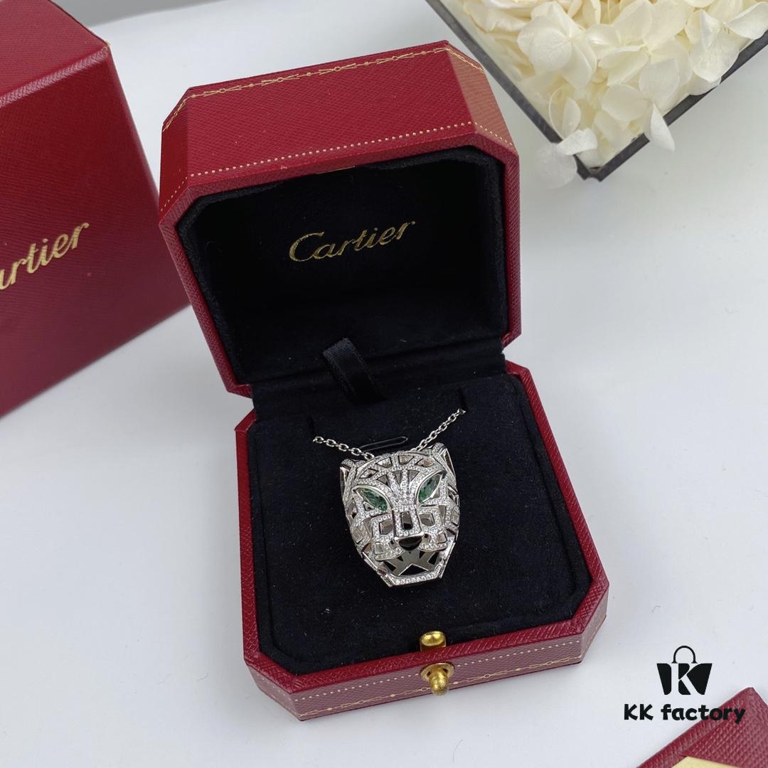692fd4e699f2d84055c8a5cc Awesome Leopard Pendant Necklace! Unisex 925 Sterling Silver Leopard Couple Pendant, Crafted with 18K Gold Plating