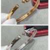 CNC Cartier Slim Smooth Panther Bracelet, Extra Thick and Bold Design, Unisex Couple's Style, Electroplated 18K Micro Gold