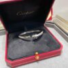 CNC Cartier Slim Smooth Panther Bracelet, Extra Thick and Bold Design, Unisex Couple's Style, Electroplated 18K Micro Gold